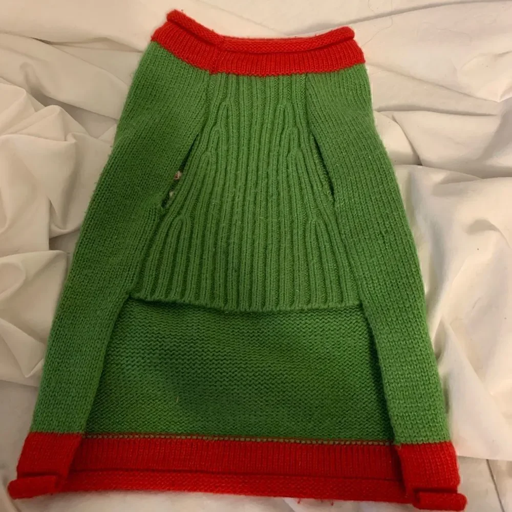 Doggie Santa Christmas Sweater Sz S